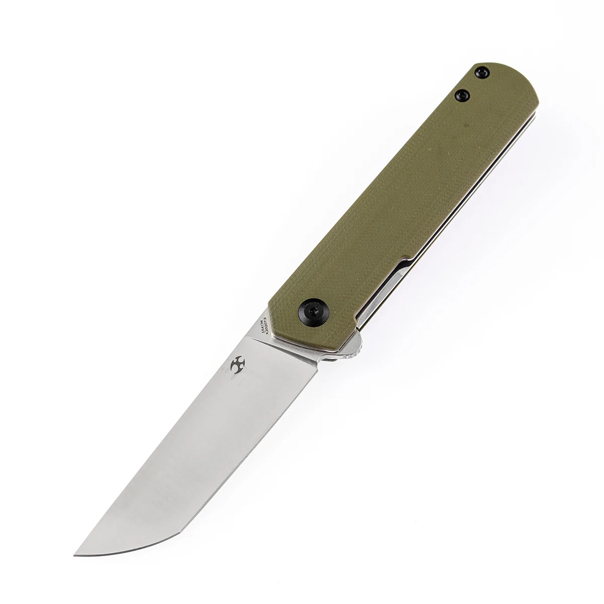 Kansept Foosa X2020T3 Folding Knife154CM Blade with OD Green G10 Handle Designed by Rolf Helbig Outdoor Pocket Knife for Men