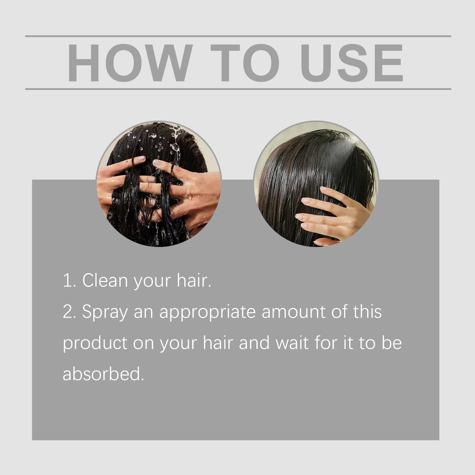 Hoegoa ترك في مكيف رذاذ فروة الرأس تغذي التجعد الحرة السلس تألق عديم الوزن حجم تعزيز لطيف هيدرات التشابك الرعاية 100 مللي