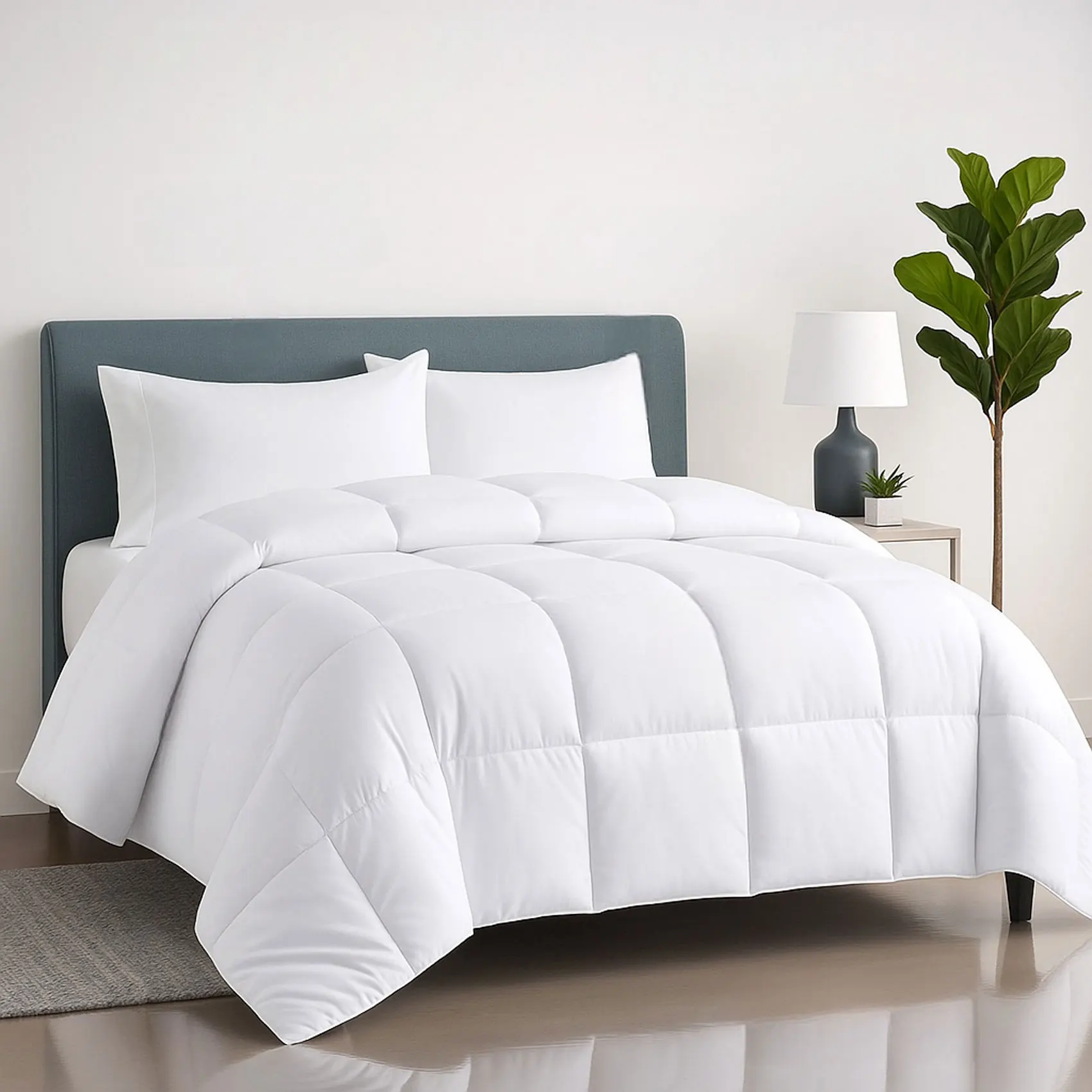 Edredón Nórdico de Fibra Hueca 300 g/m², Relleno Extra Suave y Cálido para Otoño e Invierno, para Cama de 90-105-135-150-180cm cm