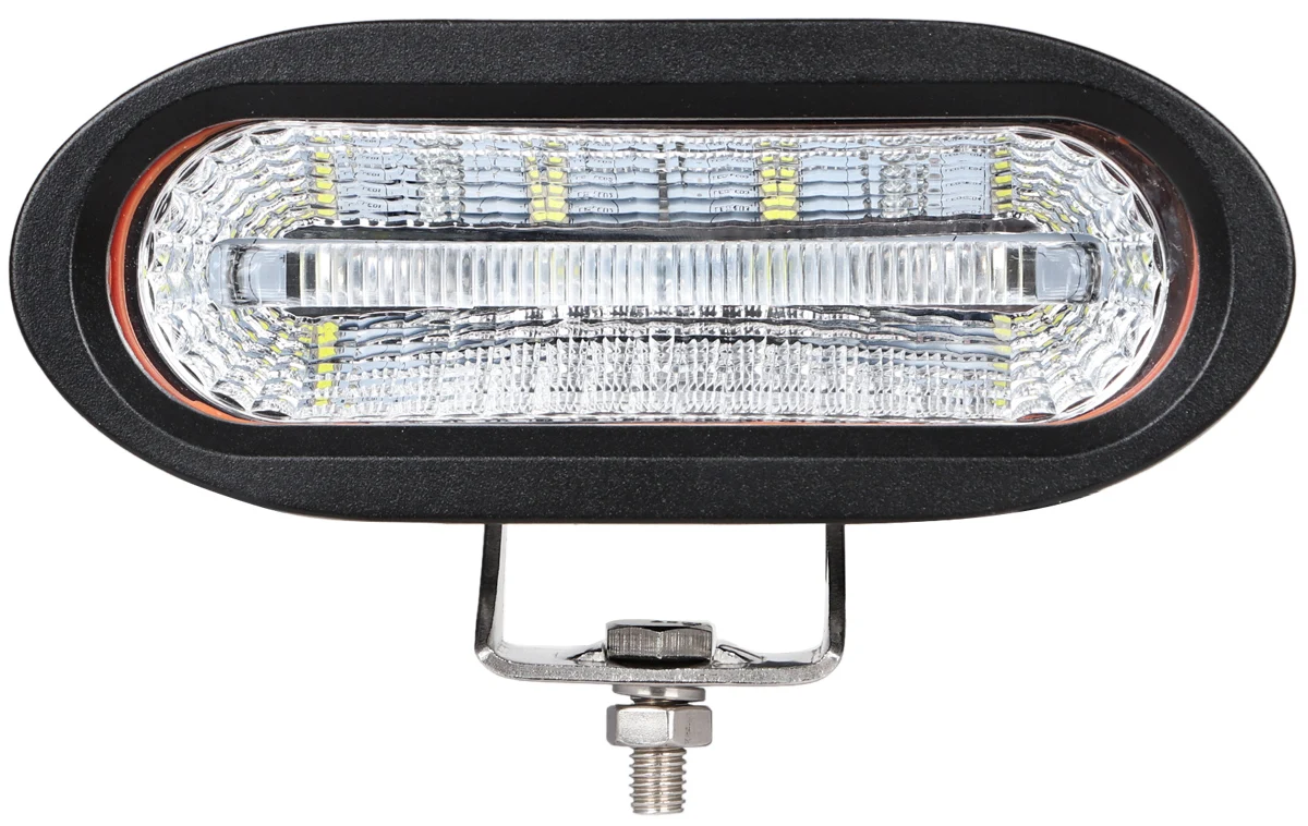 

JK JL Rear Brake Light 6.25 inch 60W Flood Beam Stop Car Light Red & White