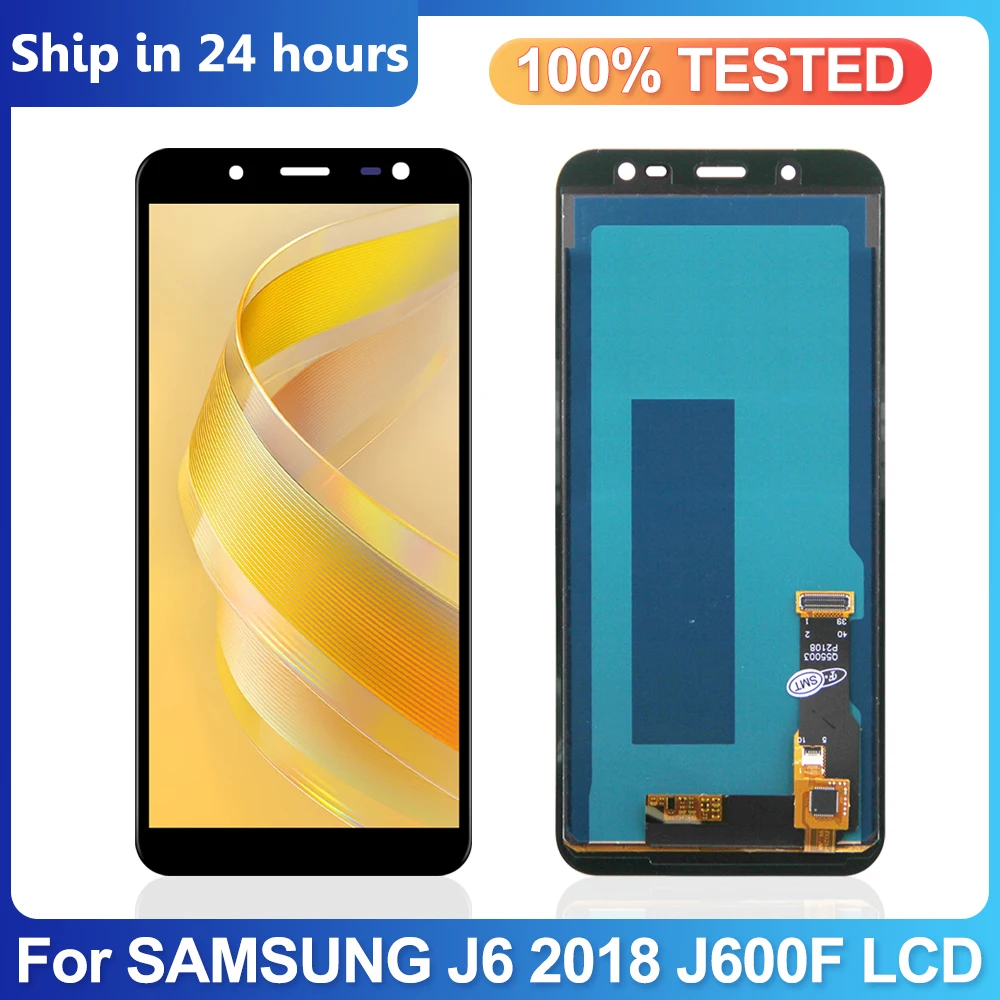 AAA+ Display Screen for Samsung Galaxy J6 Lcd Display Touch Screen Digitizer Replace Assembly for Samsung J6 J600 J600F J600F/DS