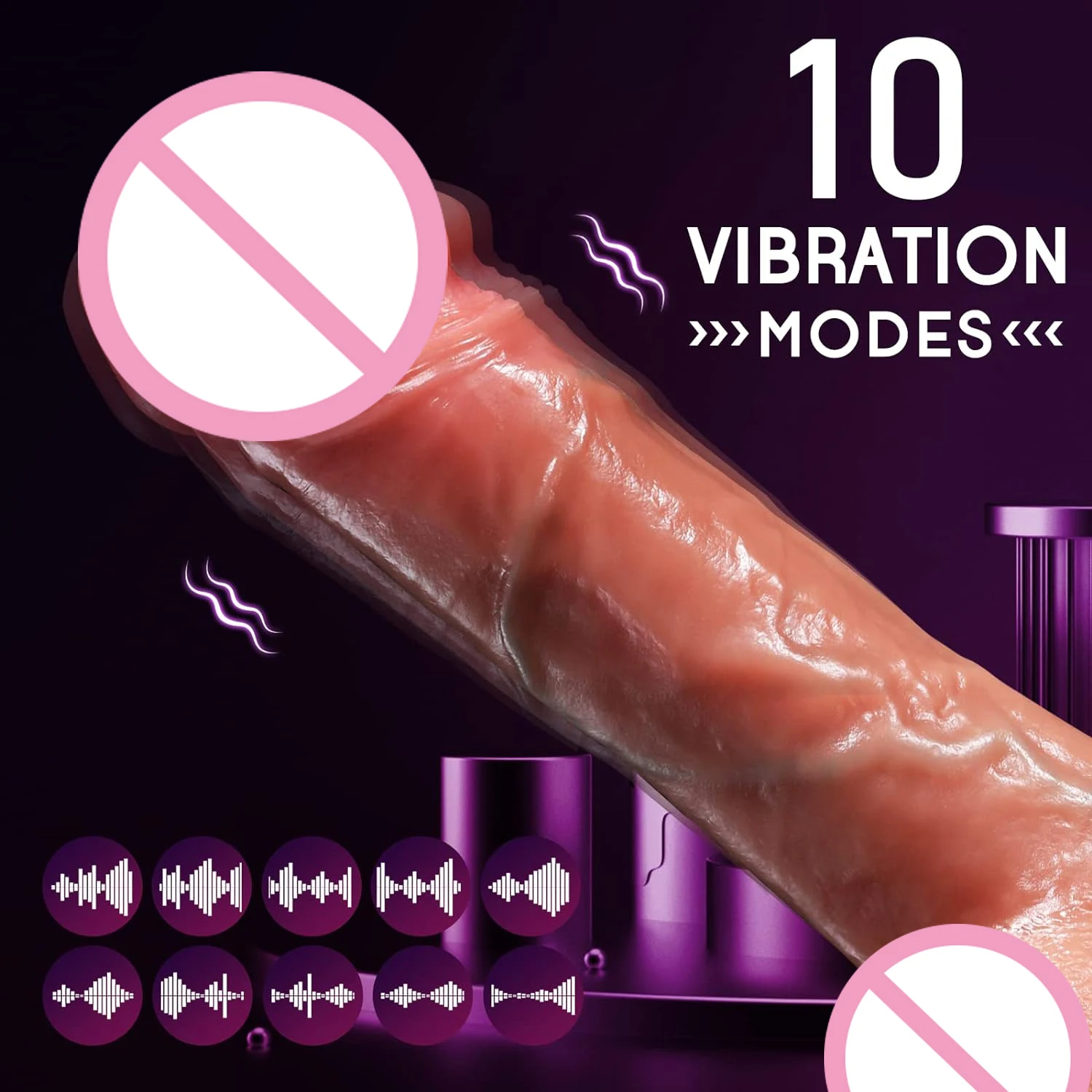 Realistic Dildo Vibration Sexy Adult Sex Toy Big Dick Double Penetration Anal Thrusting Penis Sex Machine For Women Masturbation