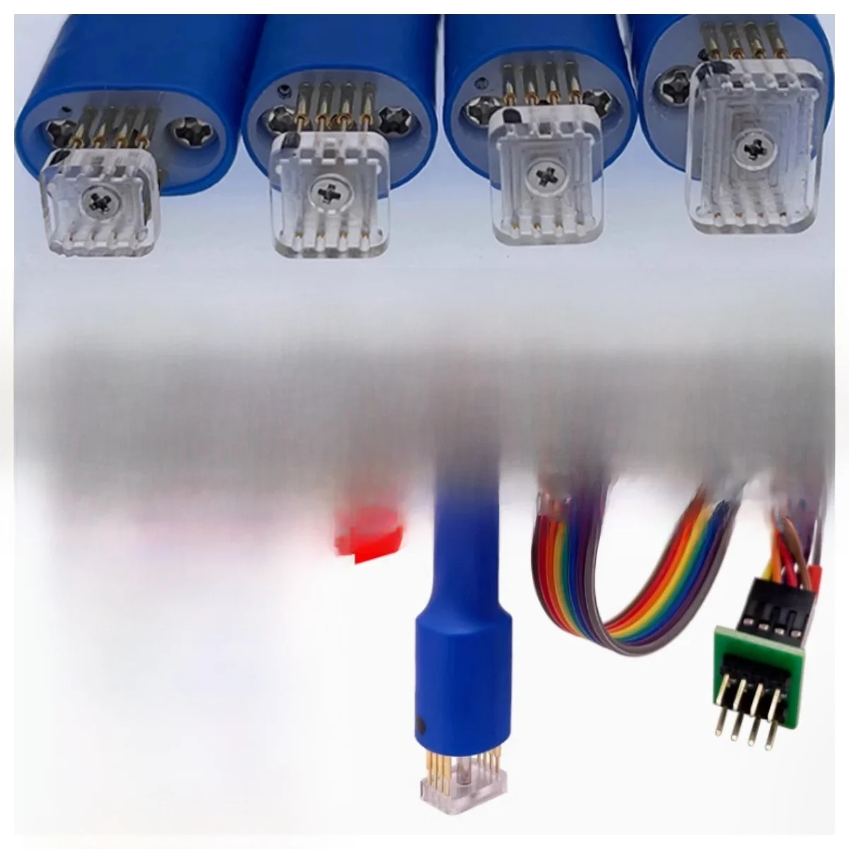 4 szt. sondy sprężynowe do programowania układów Sop8 WSON, kabel do odczytu/zapisu pamięci flash EEPROM, narzędzie Sop8 WSON — 2