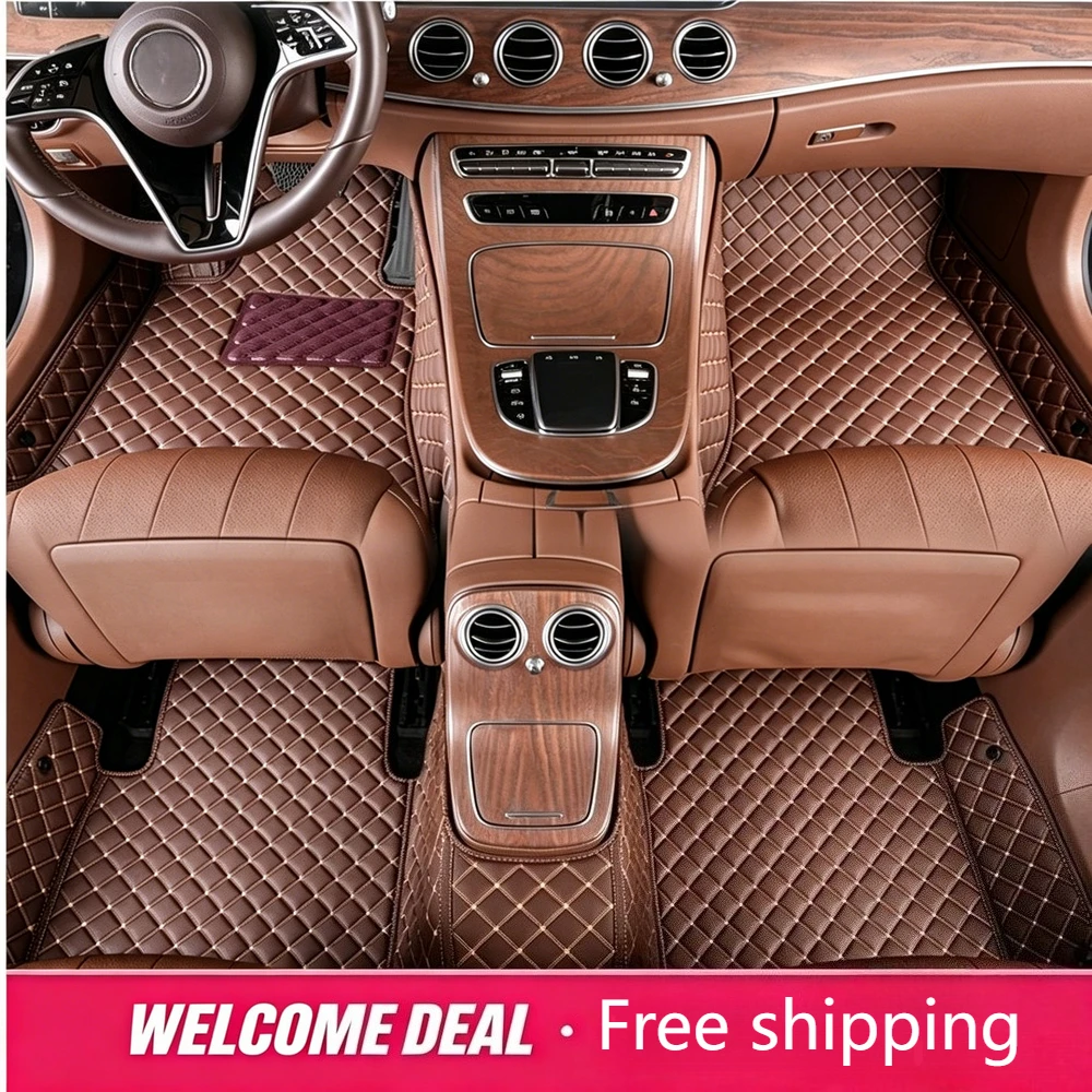 Tapis de sol de voiture personnalisés à motif diamant pour Nissan Micra N-Sport Pack K14 1.5L 2019-2024 5 places, toutes saisons, résistants à l'usure, fournitures automobiles