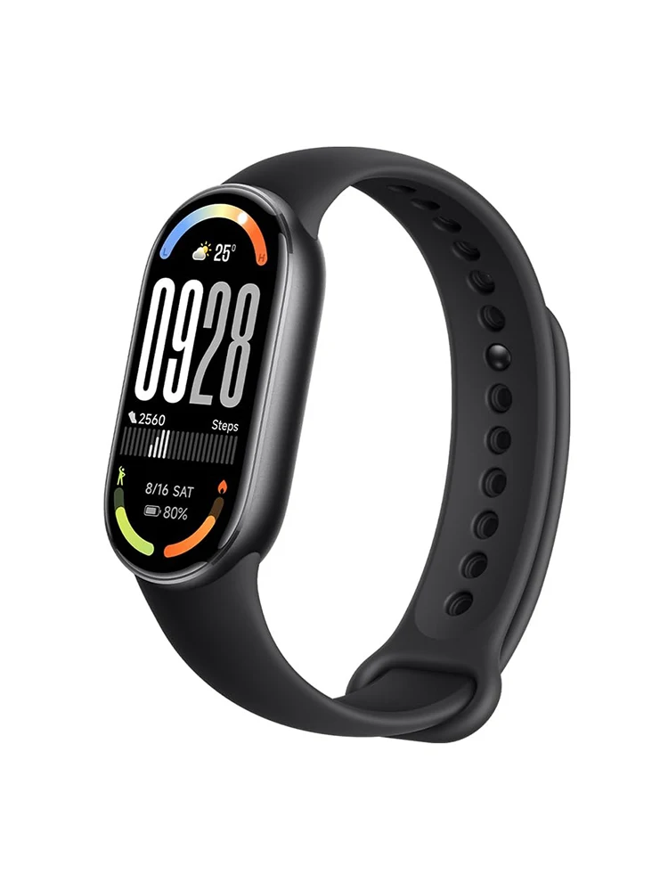 Globale Version Xiaomi Smart Band 10 mit über 150 Sportmodi, Schlafüberwachung, 1,72 Zoll AMOLED-Display, 21 Tage Akkulaufzeit, Mi Sport-Armband