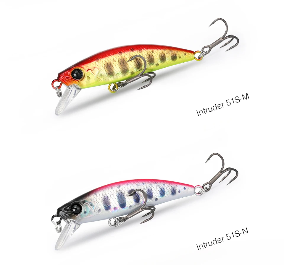TSURINOYA Intruder 51S Sinking Minnow Stream Fishing Lure 51mm 5,8g Künstlicher Hartköder für Forellen, Ajing, Jerkbait, Flussköder – Detail 4