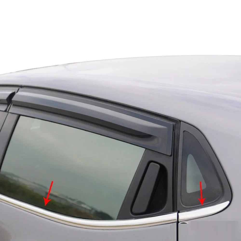 Window Pillars Chrome Stainless Steel Auto Accessories High Quality For Renault Clio 4 Hatchback 2012-2019