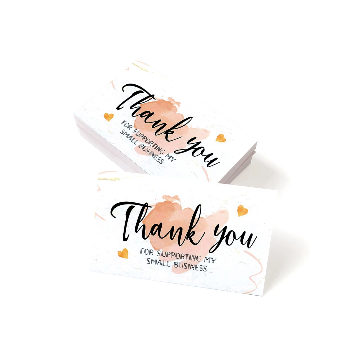 50Pcs Thank-you Cards, Thank You Note Cards Graduates Teachers Colleagues And Employees and Baby Showers Business Thank You card