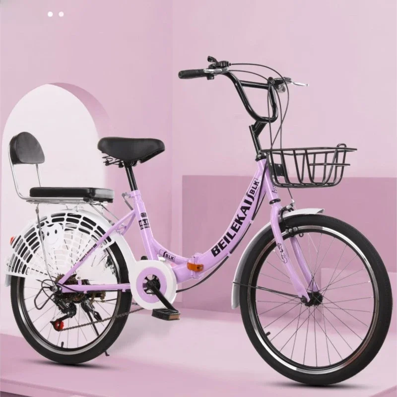 AliExpress oeny Grylls new variable speed folding bike 20-22-24-26 "Boys girls Adult Princess car Ladies commuter