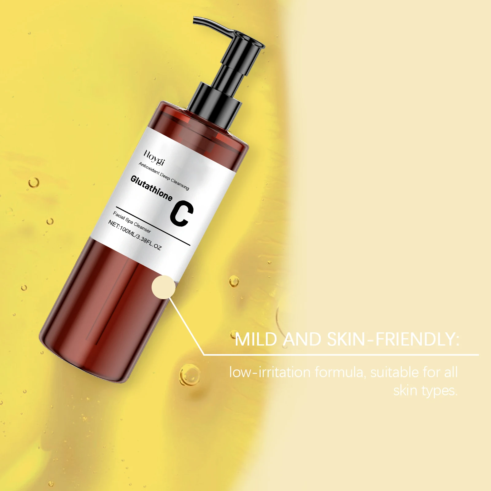 호이기 100ml 비타민 C 클렌징 오일 메이크업 리무버 모공 디터 클렌징 리프레싱 페이스 수딩 모이스춰라이징 메이크업 클렌징 오일
