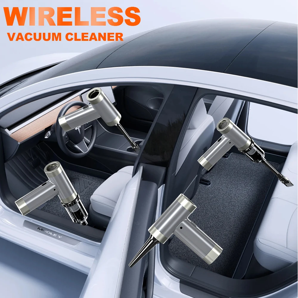 Turbofan Air Blower 150000RPM Mini Turbo Jet Fan Brushless Motor Handheld Duct Fan Portable Charging Cleaning Car Vacuum Cleaner