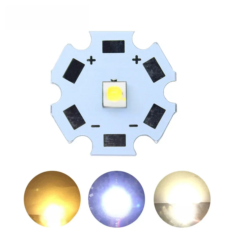 10PCS 1W 3W 3535 SMD High Power LED diode Chip emitter Cold White Warm White zastępuje XPE XP-E XPG2 do latarki rowerowej — zdjęcie 2