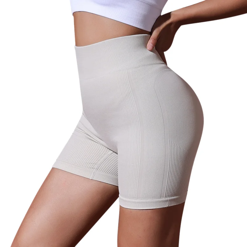 PINGNIAO-Pantalon de yoga moulant à séchage rapide pour femme, short de sport taille ultra haute, resserrement du ventre, levage des hanches