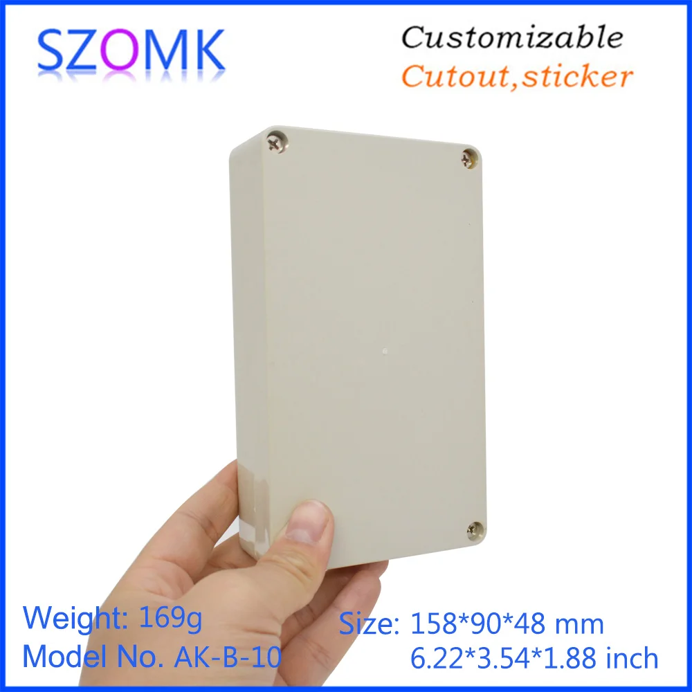 158x90x48mm IP65 ABS Wire Junction Box Waterproof Electronic Safe Case Plastic Box Project Instrument Case Outdoor Junction Box