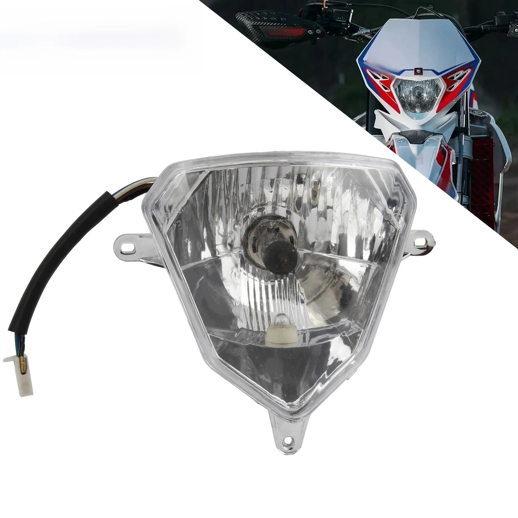 AliExpress PowerMotor Motorcycle Headlight for Beta RR 50 125 250 300 LC 2010-2023 Racing Fairing Enduro Dirt Bike Motocross Modification Accessories