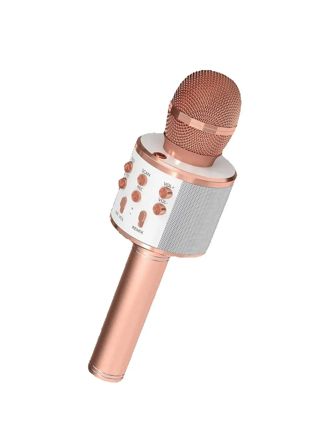 5 Core Microphone Wireless Karaoke Mic With Speaker 3 in 1 Portable Bluetooth Microfono Inalambrico WM SPK COPPER