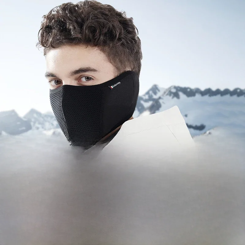 AliExpress NONE Winter Warm Austrian Velvet Plus Velvet Mask Dustproof Balaclava Windproof Riding Mask Suitable for Outdoor Cycling and Skiing