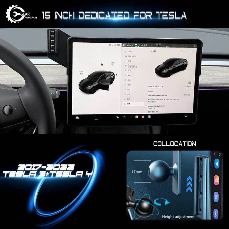 Supporto per auto per Tesla Model 3 Model Y 2017 ~ 2023 Air Vent supporto per telefono cellulare staffa per cellulare supporto per gravità accessori