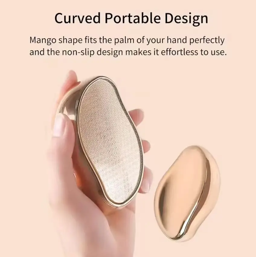 

Single Painless Hair Eraser, 1Pc Nano Glass Foot & Body Scraper, Safe Hair Removal & Dead Skin Remover for Home Salon