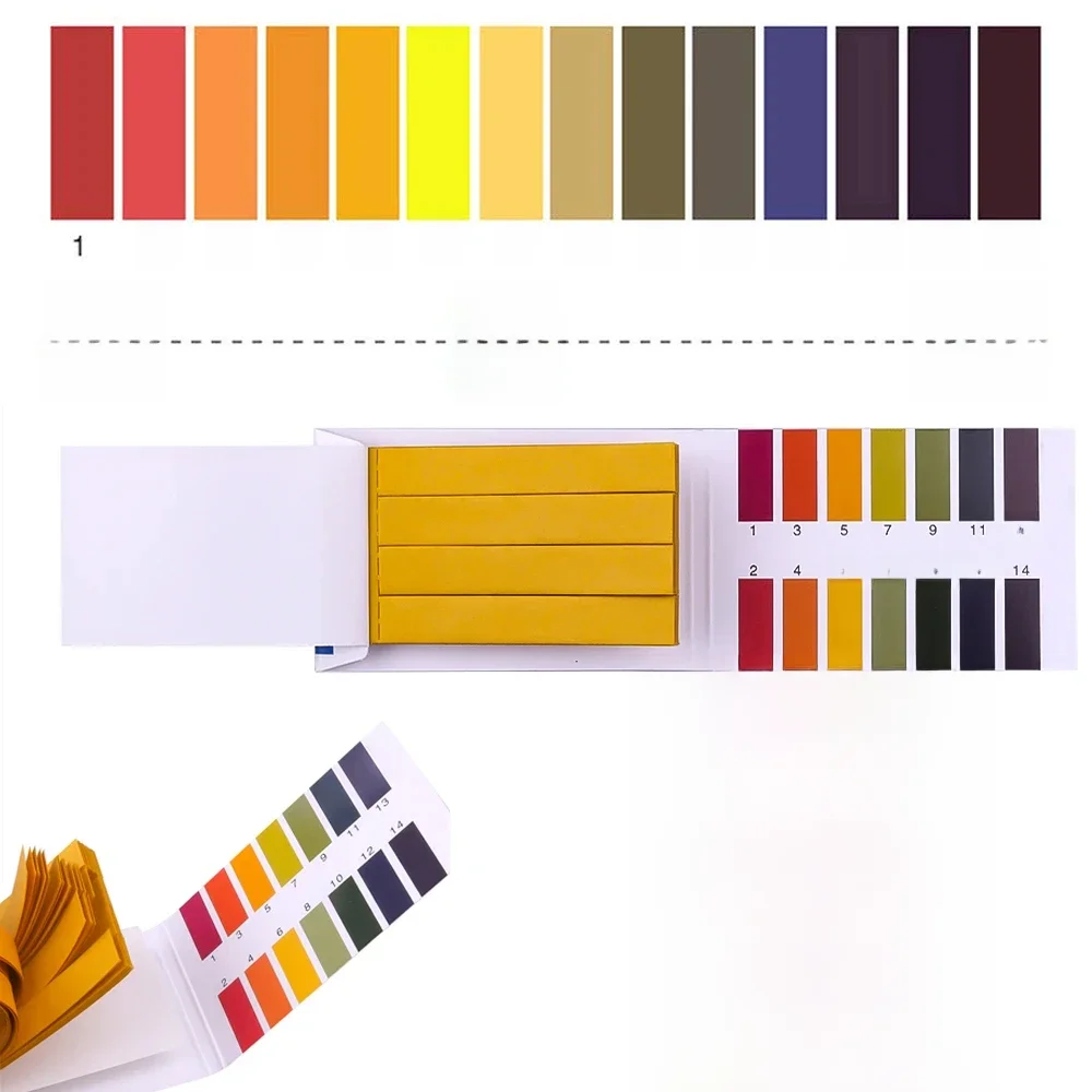 Papel Litmus Profissional, tiras do teste do PH, tiras do teste da acidez do solo dos cosméticos da