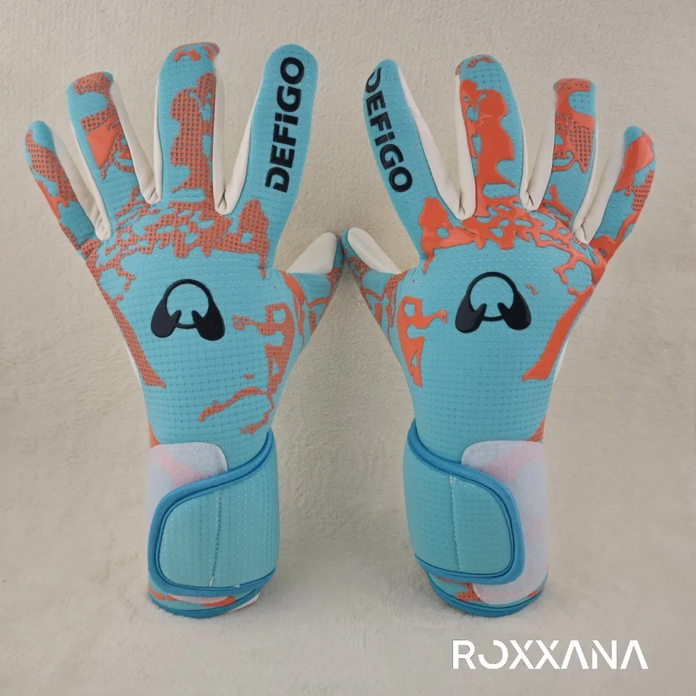 ROXXANA Professionelle Torwarthandschuhe, leistungsstarker, langlebiger Latex-Griff, rutschfest,