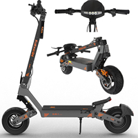 KuKirin G4 Foldable off-road electric scooter, 2000W Motor, 60V 20Ah Battery, 11 inch Tire, 70km/h Max Speed, 75km Range, Disc B