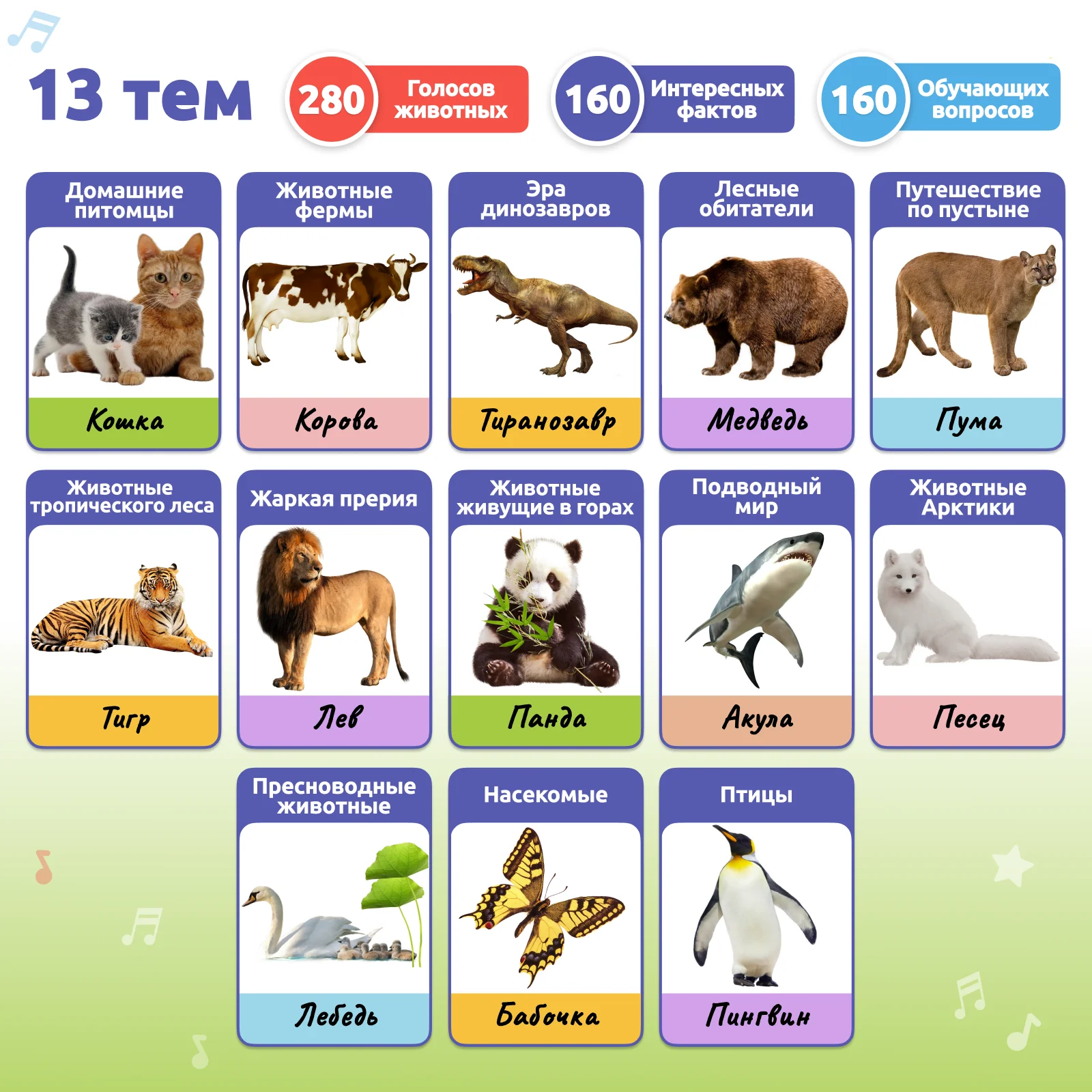 Montessori Russian Book Children\'s Interactive Book Audiobooks Puzzle Toys Children\'s Toys