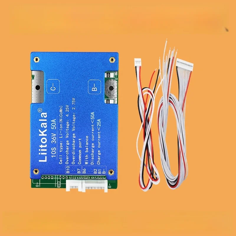 LIitoKala 10S/13S/16S/20S 36V 48V 60V 72V 20A/30A/50A akumulator litowy BMS akumulator litowo-jonowy tablica zabezpieczająca równowagę — zdjęcie produktu 7