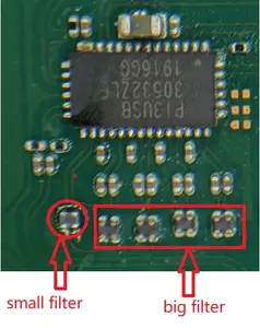 Bilashmart 20  100 Nintendo Switch V2 Console USB C Filter EMI Charger Charging Filter Filters Choke Coil Near to PI3USB
