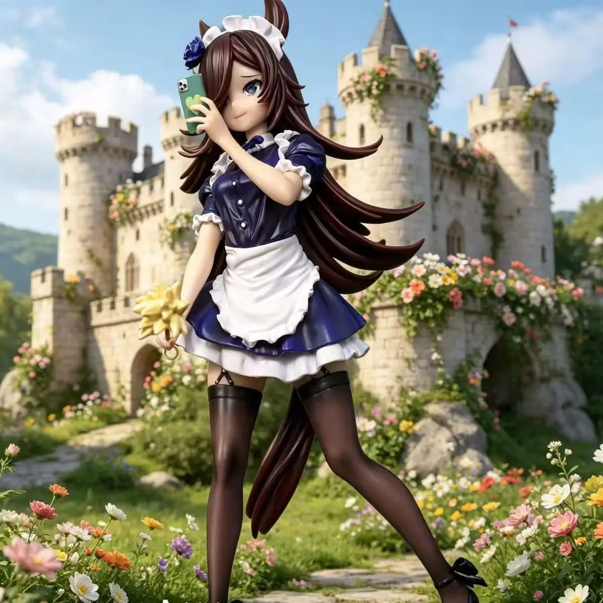 Figuras de anime de chica de carreras de caballos - Mibu, modelos de juguetes de moda, figuras de anime, decoraciones de mesa y regalos de cumpleaños