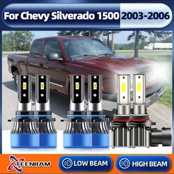 9005 9006 LED Headlight 360W 60000LM Car Headlight Bulbs 6000K Car Lights Fog Light For Chevy Silverado 1500 2003 2004 2005 2006