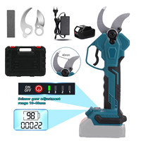 40mm Brushless Electric Pruning Shears Garden Tool Pruner Cordless Electric Garden Scissors Fruit Tree For Makita 21V Battery
