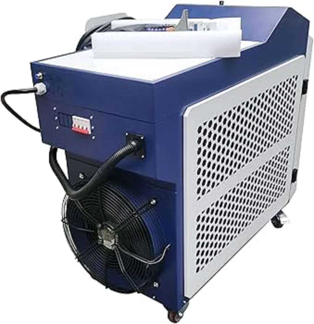 เครื่องทำความสะอาดด้วยเลเซอร์ 3000 วัตต์ สำหรับกำจัดสนิม น้ำมัน ฝุ่น สี เครื่องเลเซอร์ทำความสะอาดขนาดเล็กแบบตู้