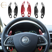 For Jaguar XF Accessories X250 X260 Car Steering Wheel Paddle Shifter Cover Trim 2007-2019 ABS Imitation Carbon Fiber Tuning