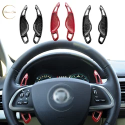 For Jaguar XF Accessories X250 X260 Car Steering Wheel Paddle Shifter Cover Trim 2007-2019 ABS Imitation Carbon Fiber Tuning