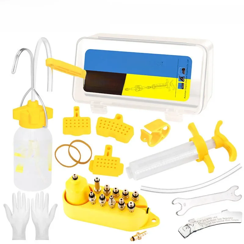 AliExpress TOOPRE Bicycle Disc Brake Oil Disc Oil Change And Oiling Tool Mountain Bike Brake Oil Universal Version Metal Joint