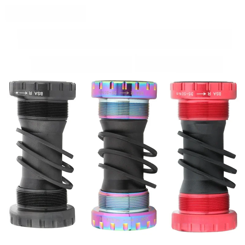 AliExpress MEROCA M68 Mountain Bikes Sealed Center Axle BSA CenterAxles Suitable for 68-73mm BC1.37-24T for MTB Road Bicycle Bottom Bracket
