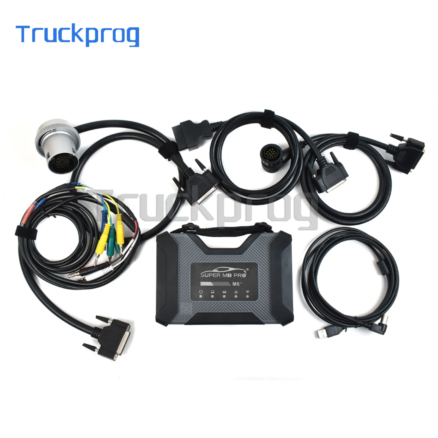 for SUPER MB PRO M6 Wireless Star Diagnosis Tool with Multiplexer USB Cable OBD2 16pin Main Test Cable