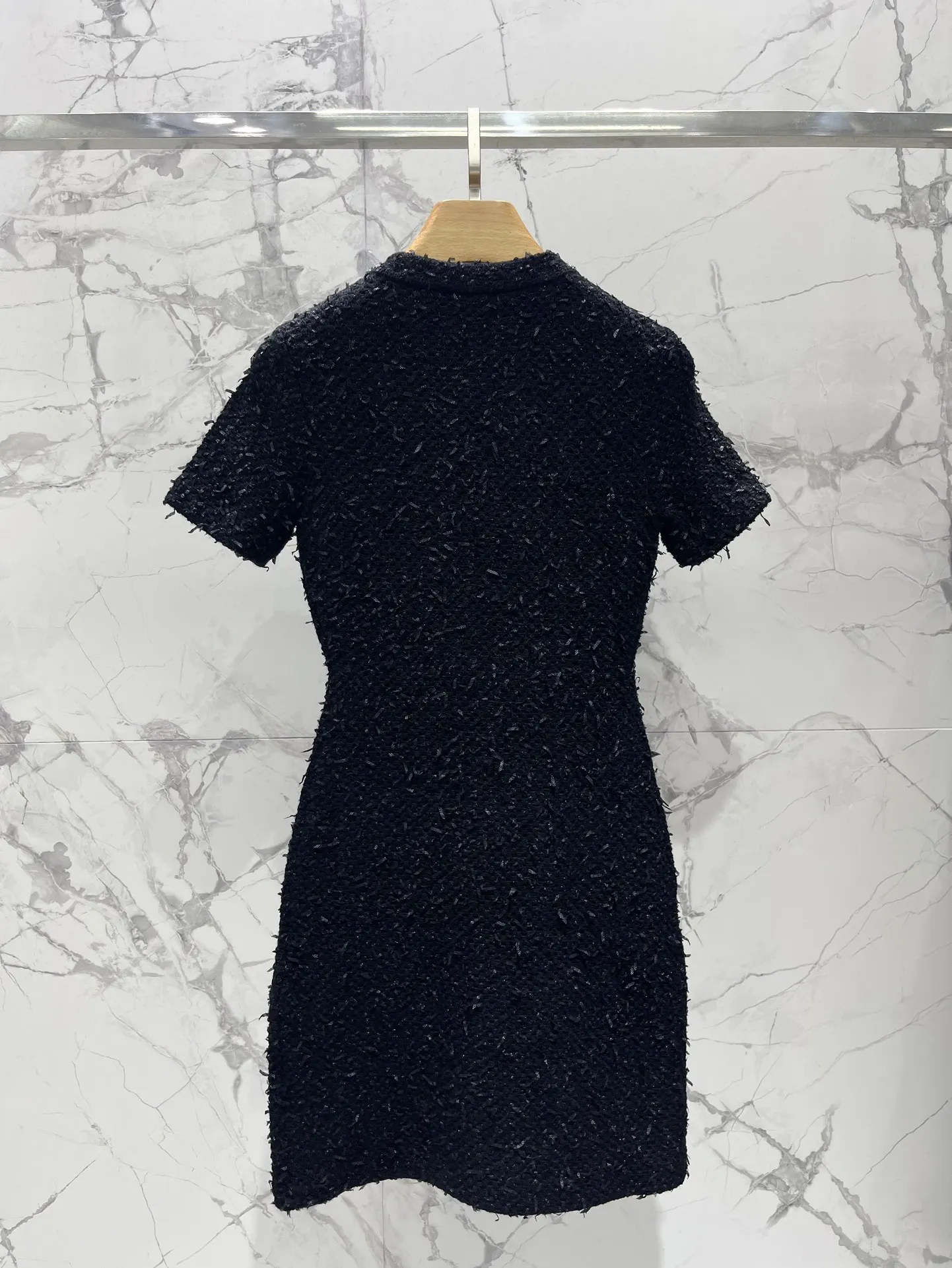 

High quality early autumn women's commuting diamond knit dress SU05
