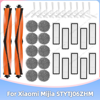 Fit For Xiaomi Mijia Mi Self-Cleaning Robot Vacuum Mop Pro STYTJ06ZHM Replacement Parts Main Side Brush Hepa Filter Mop Cloth