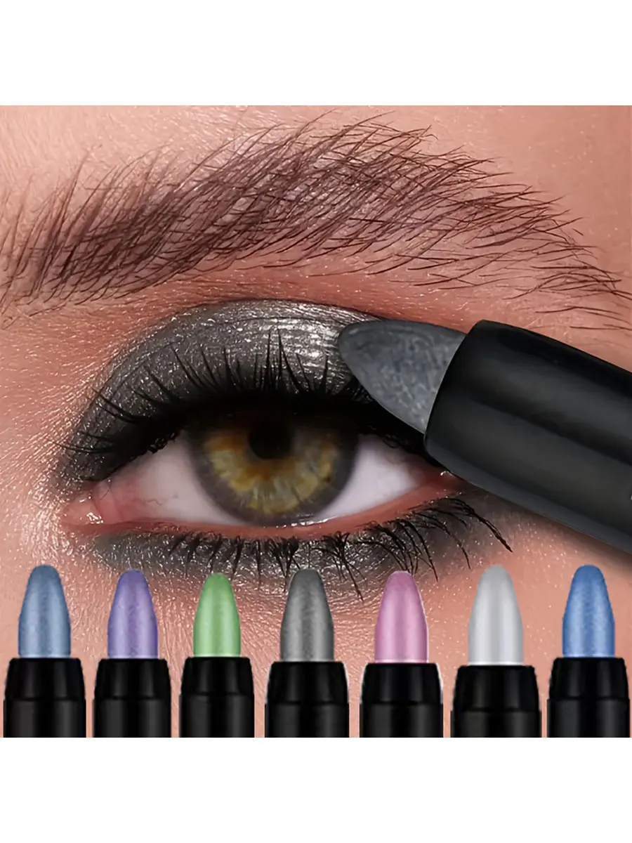 Bâton de fard à paupières surligneur imperméable longue durée avec effet scintillant arc-en-ciel | Maquillage pour les yeux riche et longue durée