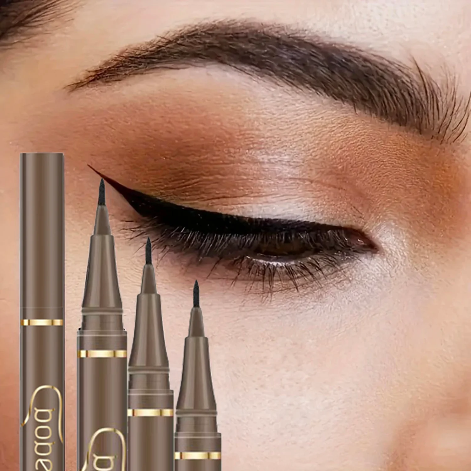 Ultra-Fine Waterproof Liquid Eyeliner – Smudge-Proof, Long-Lasting, Fast-Drying, Easy to Use, Bold Eye Definition for Daily Make