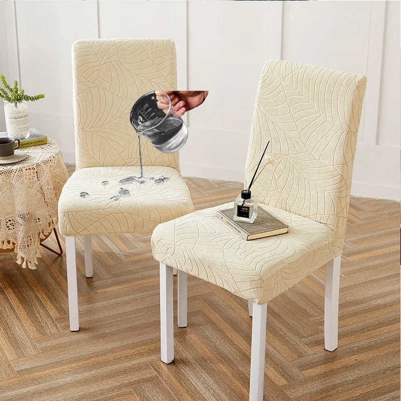 Housse de chaise imperméable épaisse et solide, en Spandex, pour mariage, salle à manger, bureau, Banquet, housse de chaise