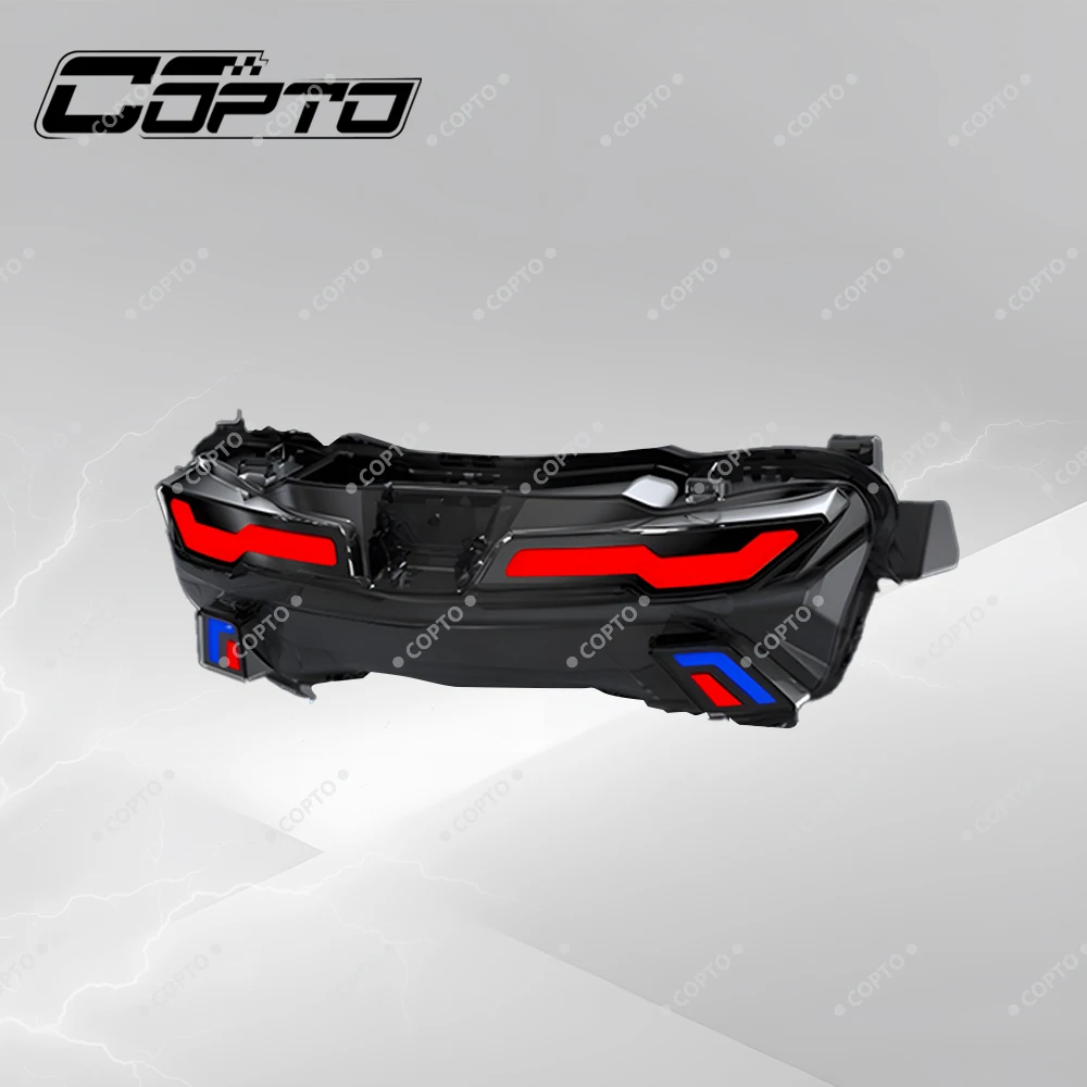 

LED Rear Tail Light for NMAX155 2025 TURBO, Motorcycle Brake Turn Signal Light, Plug and Play Replacement, Smoked LED Lamp