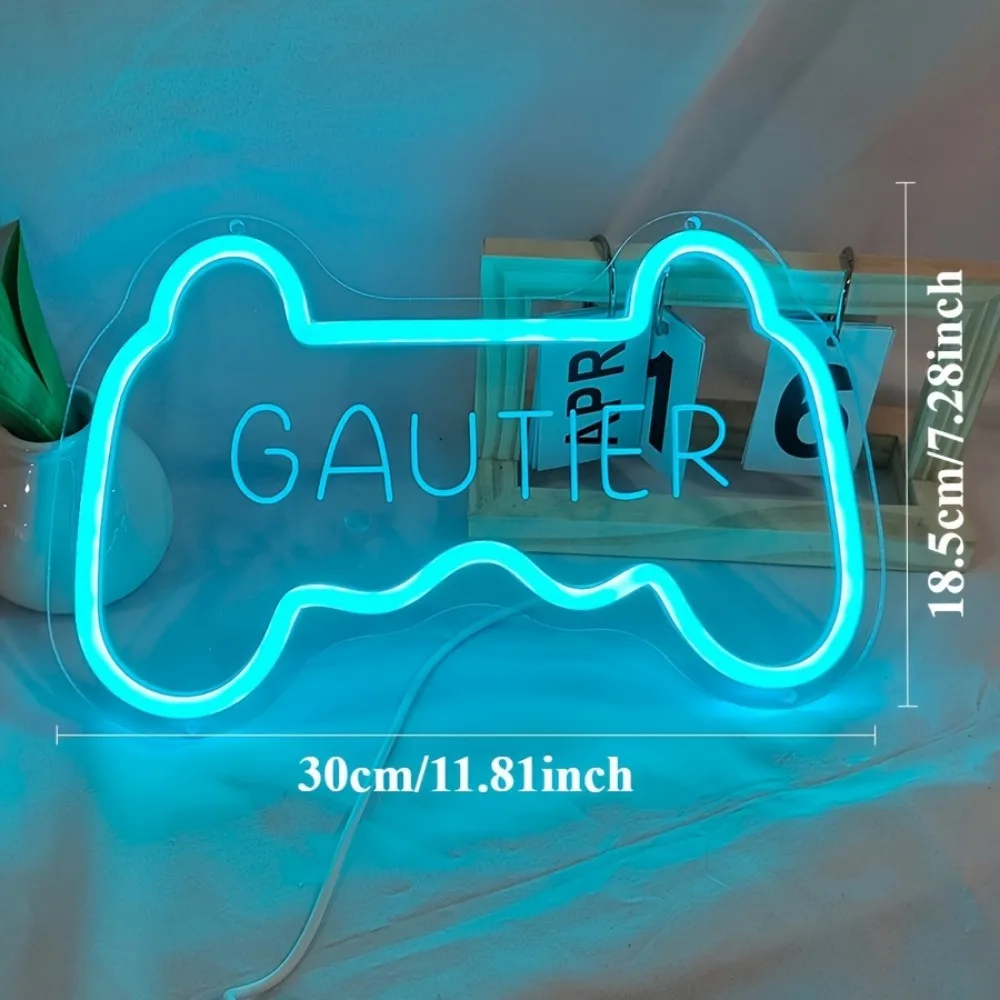 Custom Blue Neon Sign with Personalized Text, Perfect for Rooms Wall Decor, Suitable for Office/Home/Office/Club/Rooms/Bar Decor
