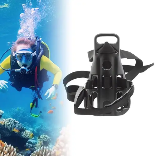 Imagen 1 del producto Soporte para tanque de buceo, soporte seguro para cilindro de oxígeno, soporte para tanque de buceo, mochila para tanque de buceo de nailon para deportes acuáticos