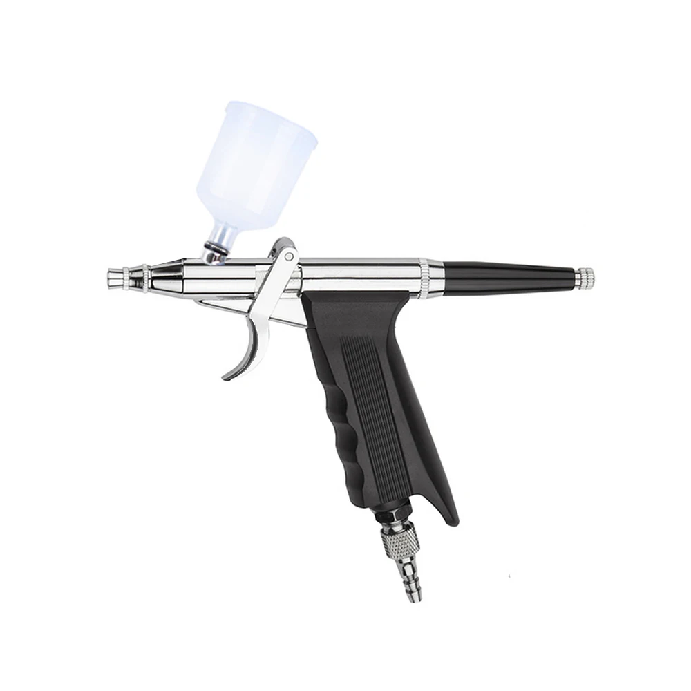 Best Portable Airbrush 116 Pen Double Piston Wired G1/8 Connector Spray Gun Replaceable Cup Easy Clean And Use