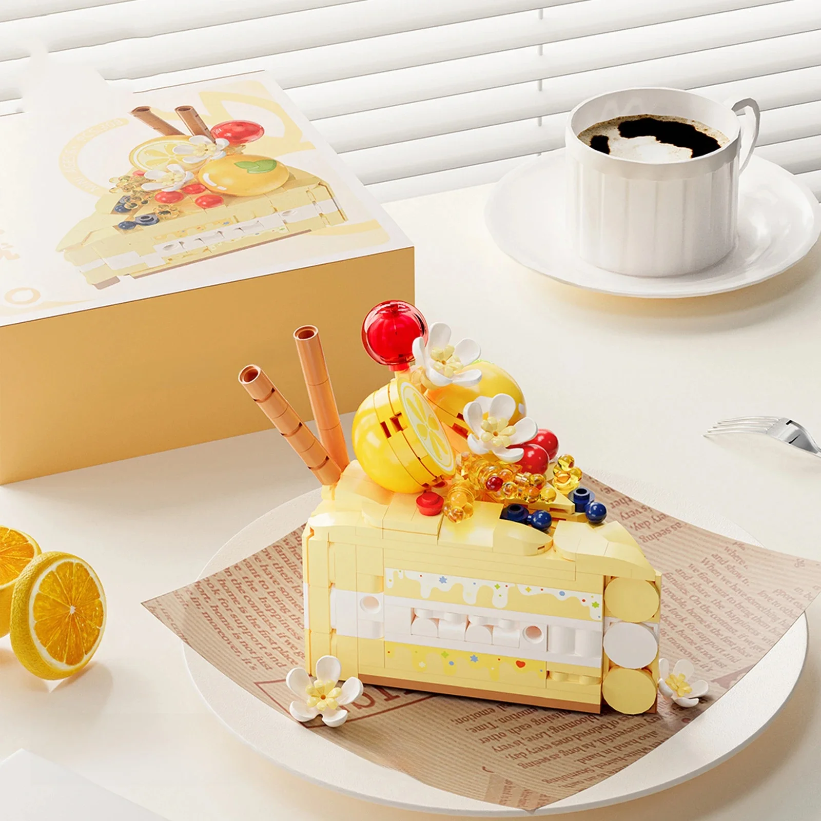 Micro blocs de Construction bonbons d'anniversaire, modèle alimentaire 3d, Mini briques, Kits de bricolage pour enfants, jouets, ensemble de Construction créatif pour filles de 6 ans