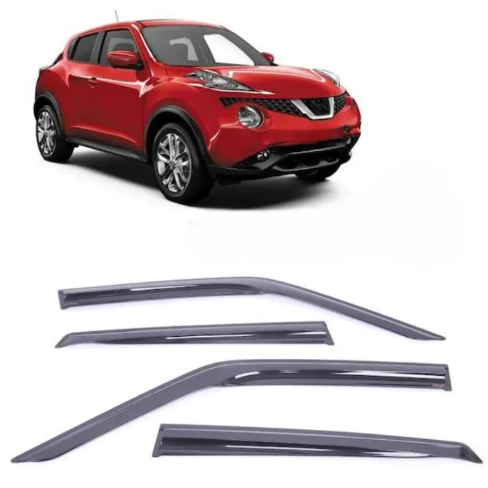 Car window accessories for Nissan JUKE 2011-2019 Sport Style window deflector rain cover visor awnings Exterior Accessory Tuning