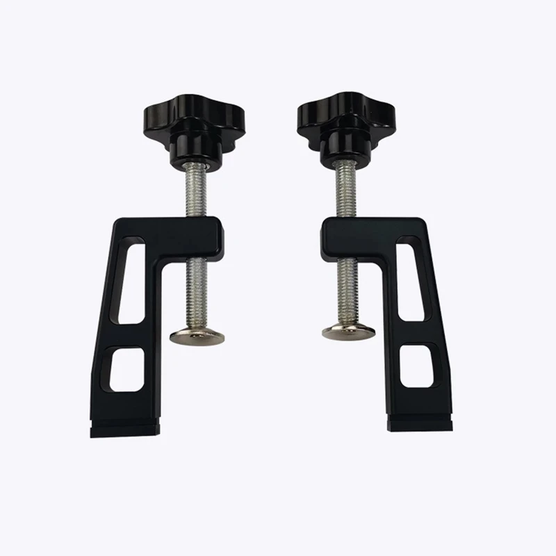 2pcs Set G-clamps For 45mm T-track 75mm Fence Professional Universal G Clip Fixtures Woodworking Tools T Track Slot